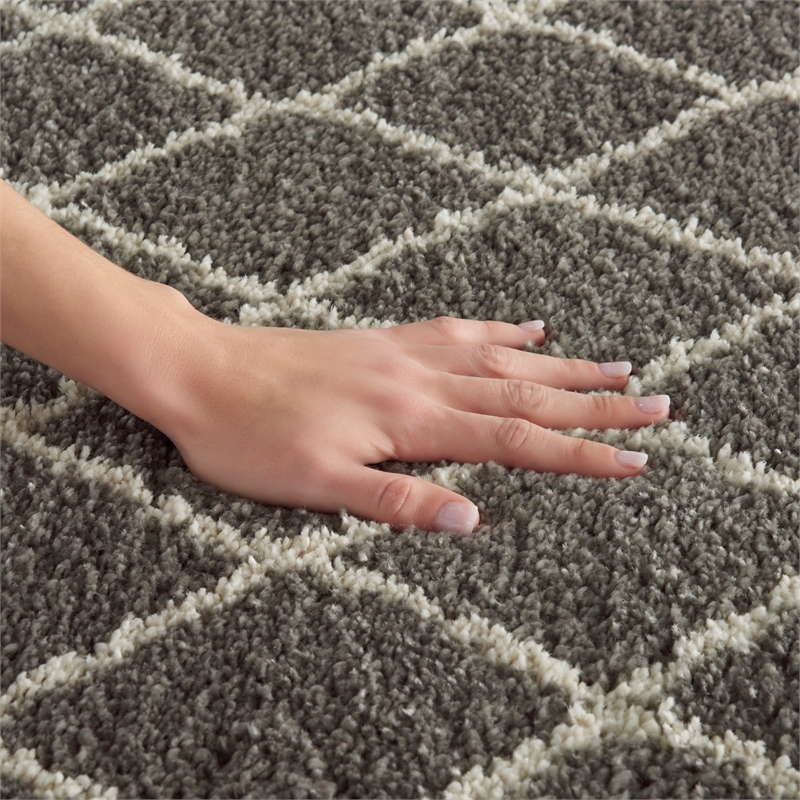 Nourison Geometric Shag 2'2