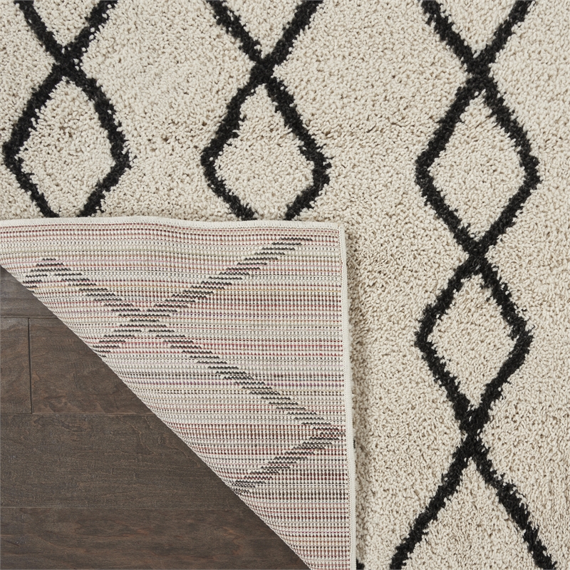 Nourison Geometric Shag 7'10