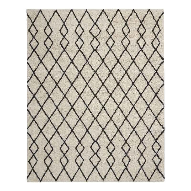 Nourison Geometric Shag 7'10