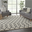 Nourison Geometric Shag 7'10