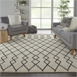 Nourison Geometric Shag 7'10
