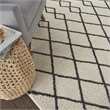 Nourison Geometric Shag 7'10