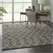 Nourison Geometric Shag 7'10