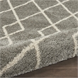 Nourison Geometric Shag 7'10