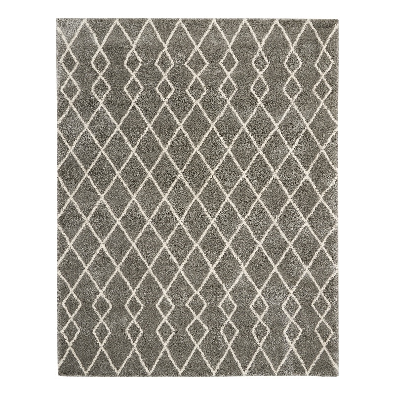 Nourison Geometric Shag 7'10