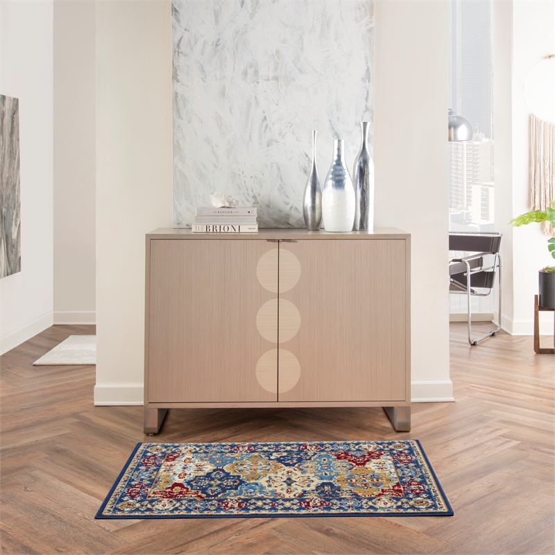 Nourison Grafix 2' x 4' Multicolor Fabric Bohemian Area Rug (2' x 4')