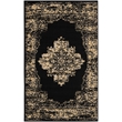 Nourison Grafix 3' x 5' Black and White Fabric Vintage Area Rug (3' x 5')