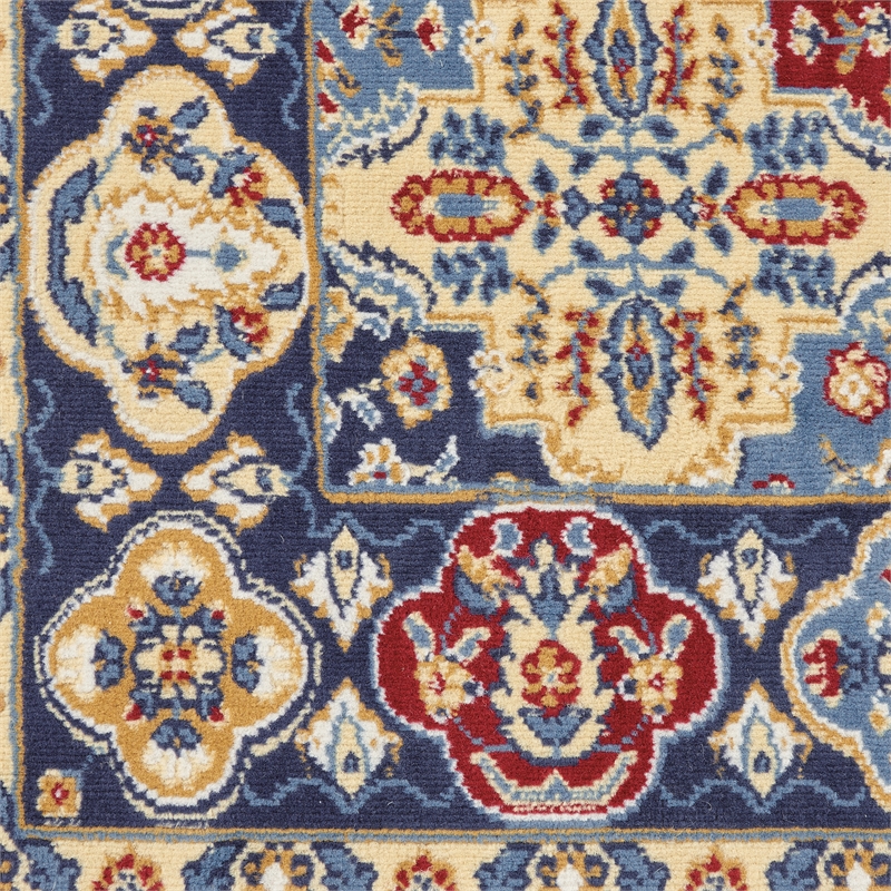 Nourison Grafix 5' x 7' Multicolor Fabric Bohemian Area Rug (5' x 7')