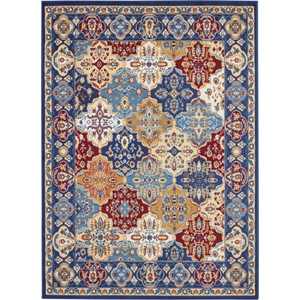 Nourison Grafix 5' x 7' Multicolor Fabric Bohemian Area Rug (5' x 7')
