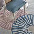 Nourison Grafix 8' x ROUND Ivory/Multi Contemporary Indoor Rug Polypropylene