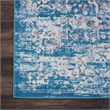 Nourison Grafix 8' x 10' Blue Fabric Vintage Area Rug (8' x 10')