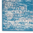 Nourison Grafix 6' x 9' Blue Fabric Vintage Area Rug (6' x 9')