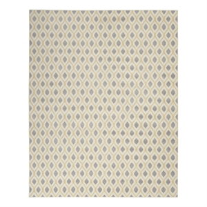 Nourison Grafix 7'10&quot x 9'10&quot White Contemporary Indoor Rug Polypropylene