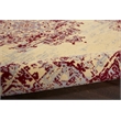 Nourison Grafix 5' x 7' Red and White Fabric Vintage Area Rug (5' x 7')