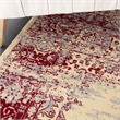 Nourison Grafix 7' x 10' Red and White Fabric Vintage Area Rug (7' x 10')