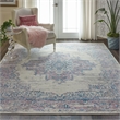Nourison Grafix 7' x 10' Ivory/Pink Transitional Indoor Rug Polypropylene