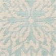 Nourison Jubilant 7' Runner Aqua Fabric Farmhouse Area Rug (7' Runner)