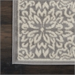 Nourison Jubilant 7' Runner Gray Fabric Farmhouse Area Rug (7' Runner)