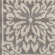 Nourison Jubilant 7' Runner Gray Fabric Farmhouse Area Rug (7' Runner)