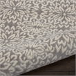 Nourison Jubilant 7' Runner Gray Fabric Farmhouse Area Rug (7' Runner)