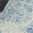 Nourison Jubilant 4' x 6' Blue Vintage Indoor Rug Polypropylene