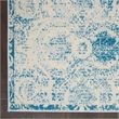 Nourison Jubilant 4' x 6' Blue Vintage Indoor Rug Polypropylene