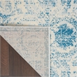 Nourison Jubilant 4' x 6' Blue Vintage Indoor Rug Polypropylene