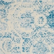 Nourison Jubilant 4' x 6' Blue Vintage Indoor Rug Polypropylene