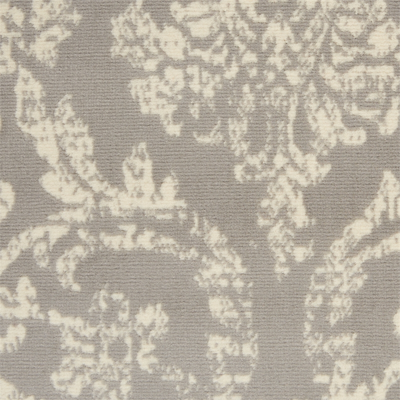 Nourison Jubilant 4' x 6' Gray Fabric Vintage Area Rug (4' x 6')