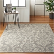 Nourison Jubilant 4' x 6' Gray Fabric Vintage Area Rug (4' x 6')