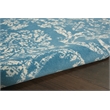 Nourison Jubilant 6' x 9' Blue Fabric Vintage Area Rug (6' x 9')