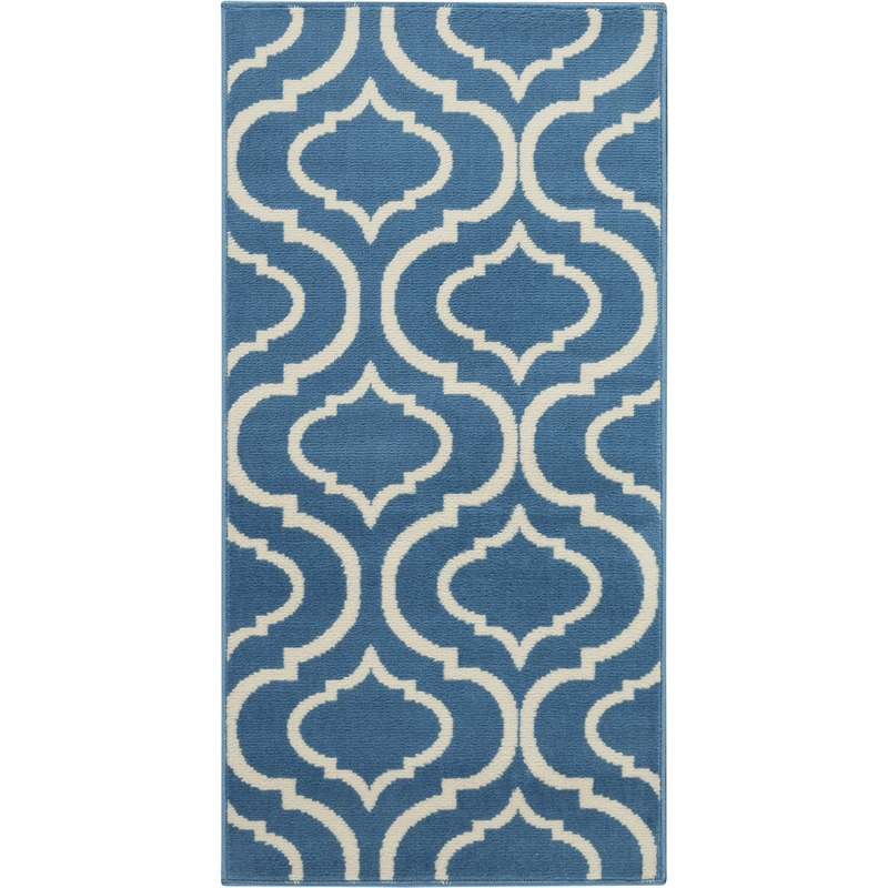Nourison Jubilant 2' x 4' Blue Contemporary Indoor Rug