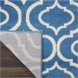 Nourison Jubilant 2' x 4' Blue Contemporary Indoor Rug