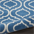 Nourison Jubilant 2' x 4' Blue Contemporary Indoor Rug