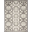 Nourison Jubilant 4' x 6' Gray Fabric Farmhouse Area Rug (4' x 6')