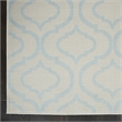 Nourison Jubilant 6' x 9' Ivory/Blue Contemporary Indoor Rug