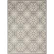 Nourison Jubilant 6' x 9' Gray Fabric Farmhouse Area Rug (6' x 9')