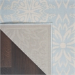 Nourison Jubilant 6' x 9' Light Blue Fabric Farmhouse Area Rug (6' x 9')