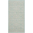Nourison Jubilant 2' x 4' Aqua Fabric Farmhouse Area Rug (2' x 4')