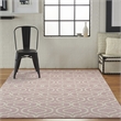 Nourison Jubilant 4' x 6' Pink Contemporary Indoor Rug Polypropylene