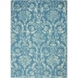 Nourison Jubilant 5' x 7' Blue Fabric Vintage Area Rug (5' x 7')