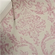 Nourison Jubilant 6' x 9' White and Pink Fabric Vintage Area Rug (6' x 9')