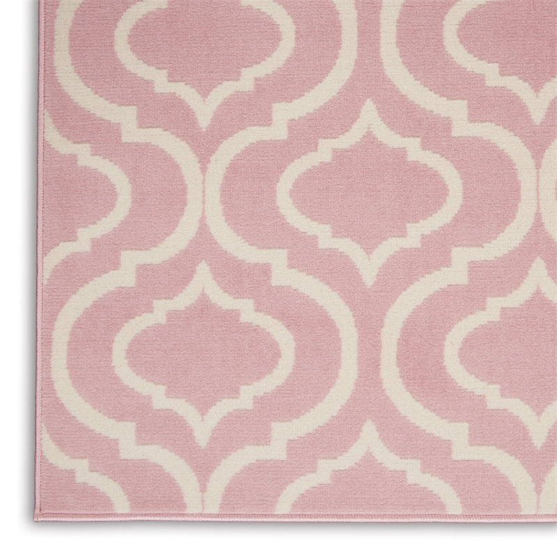 Nourison Jubilant 6' x 9' Pink Contemporary Indoor Rug