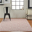 Nourison Jubilant 6' x 9' Pink Contemporary Indoor Rug