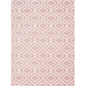 Nourison Jubilant 6' x 9' Pink Contemporary Indoor Rug