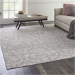 Nourison Jubilant 7' x 10' Gray Vintage Indoor Rug Polypropylene