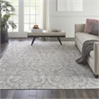 Nourison Jubilant 7' x 10' Gray Vintage Indoor Rug Polypropylene
