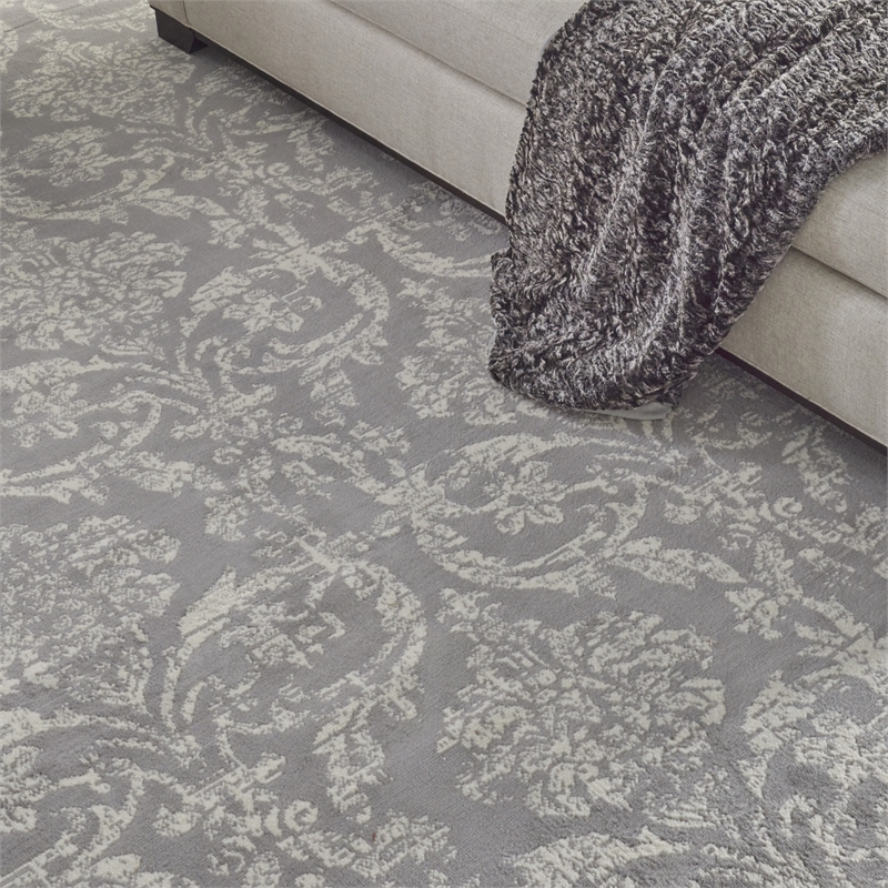 Nourison Jubilant 7' x 10' Gray Vintage Indoor Rug Polypropylene