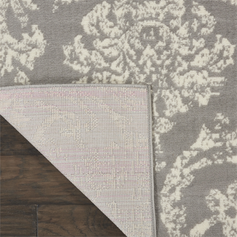 Nourison Jubilant 7' x 10' Gray Vintage Indoor Rug Polypropylene