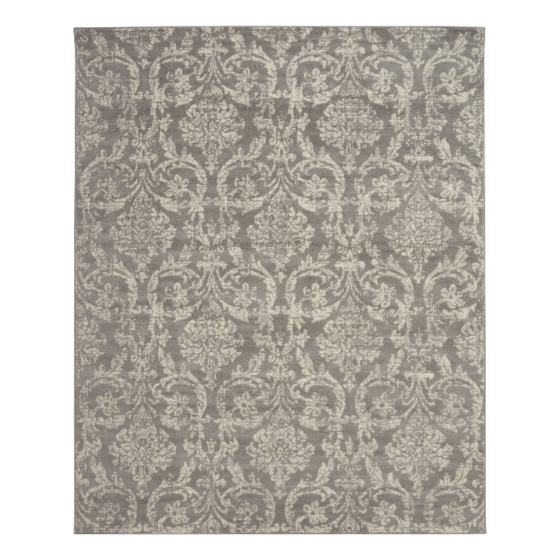 Nourison Jubilant 7' x 10' Gray Vintage Indoor Rug Polypropylene